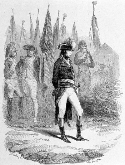 Campaign (Expedition) of Egypt (1798-1801): Napoleon I in Egypt. av Unknown artist