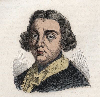 Carlo Goldoni (1707-1793), italiensk dramatiker av Unknown artist