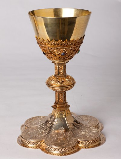 Beger. Gullsmedarbeid, smykker. 1800-talls kopi av original fra 1500-tallet. av Unknown artist