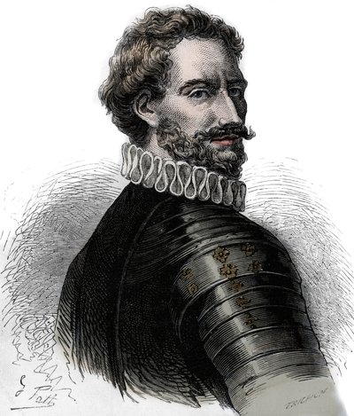 Charles III, hertug av Bourbon - Charles III de Bourbon - Charles de Montpensier (1490-1527), hertug av Bourbon og Connetable av Frankrike. Gravering av 1800-tallet. av Unknown artist