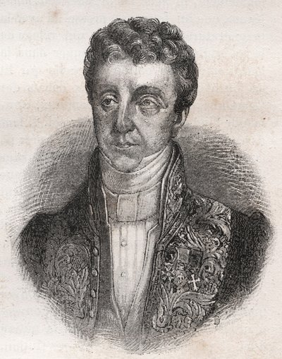 Charles Lemercier de Longpre (1778–1854), Baron d'Haussez, fransk politiker. av Unknown artist