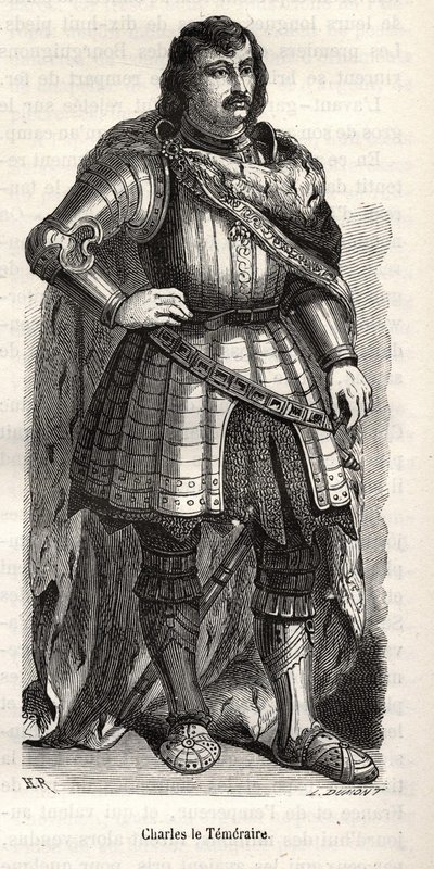 Karl den dristige (1433-1477), hertug av Burgund. av Unknown artist