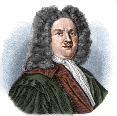 Christian Thomasius (1655-1728) tysk jurist og filosof. av Unknown artist