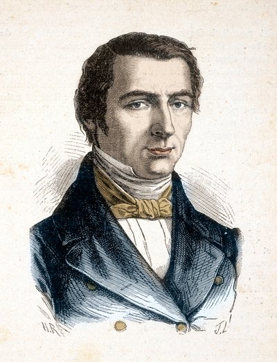 Claude Frederic Bastiat klassisk liberal teoretiker, politisk økonom - Portrett av Frederic Bastiat, Economiste (1801 - 1850) - i "" Les Contemporains", n.d. slutten av 1800-tallet. av Unknown artist