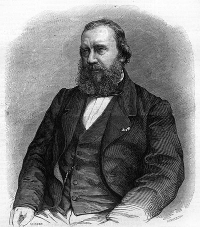 Constant Troyon (1810-1865), French painter. av Unknown artist