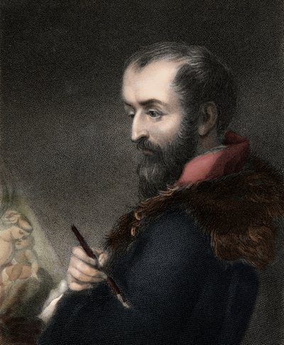 Correggio (Correge) - Antonio Allegri av Unknown artist