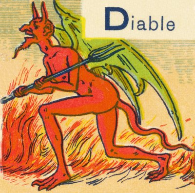 D som djevelen av Unknown artist