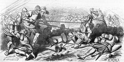 Death of Admiral Bonnivet av Unknown artist