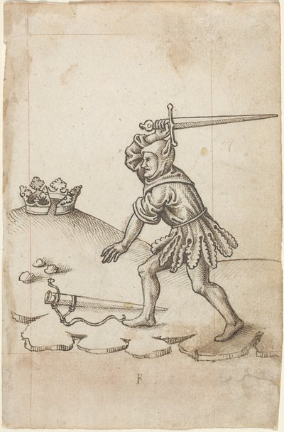Ikke knekk kronen [fol. 43 recto], ca. 1512–1515 (penn og svart blekk på bundet papir) av Unknown Artist