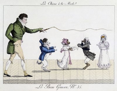 Hundetemmer - i «Den gode sjangeren», deb. 1800-tallet av Unknown artist