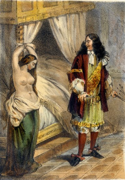 Donatien Alphonse Francois de Sade (1740-1814) bedre kjent som Marquis de Sade. Gravering fra begynnelsen av 1800-tallet. av Unknown artist