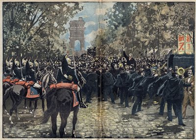 Dreyfus-saken - Paris - 2. oktober av Unknown artist
