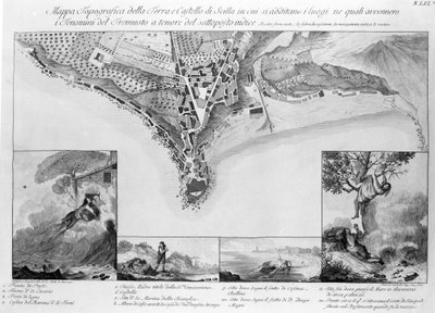 Jordskjelv som fant sted i Scilla (Italia) i 1783. av Unknown artist
