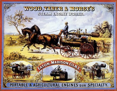 Eaton Madison Co Steam Machines - Reklame av Unknown artist