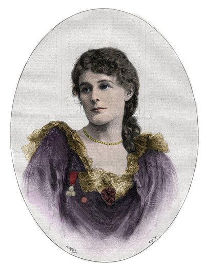 Edith Maud Gonne (1866-1953), irsk revolusjonær av Unknown artist