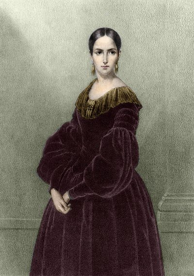 Elisabeth Rachel Félix, kjent som Mademoiselle Rachel (1821-1858), fransk tragedier. av Unknown artist