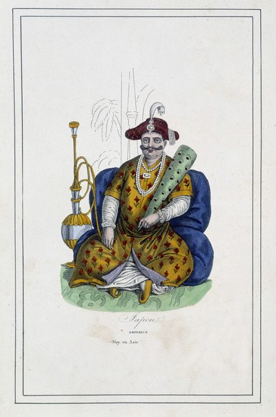 Emperor of Japan - i "The different peoples of the earth"" av pater Paul Jonhanneaud, Librairie des Bons livres av Unknown artist