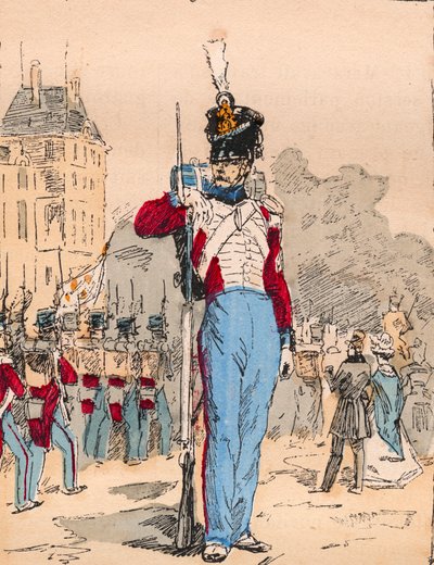 Gravering av 1882 i "Tiårs historie: 1830-1840"" Louis-Blanc (1811-1882) av Unknown artist
