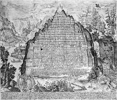 Gravering av "Amphitheatre of Eternal Wisdom". (Amphitheater of eternal visdom) [Hamburg: sn av Unknown artist