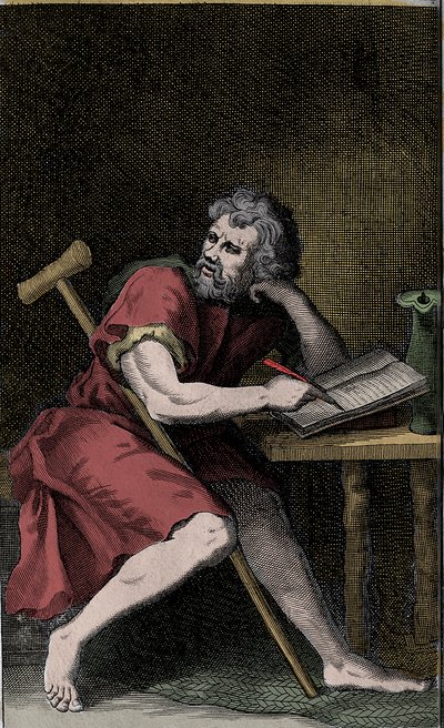Epictete - EPICTETUS gresk stoisk filosof av Unknown artist