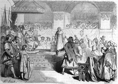 Etats generaux de Tours on 14 May 1506. av Unknown artist