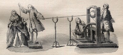 Erfaring laget med Boze-maskinen: betennelse i vinånden med sverdspissen av Unknown artist