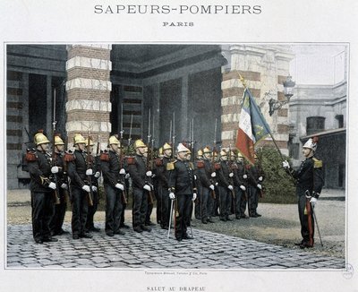 Firefighters: Salvation to the Flag - ca 1920 av Unknown artist