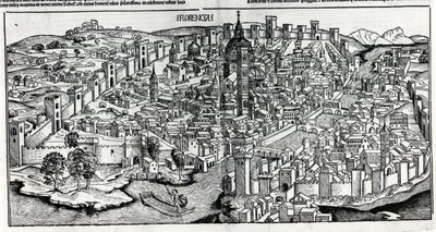 Firenze i 1470. av Unknown artist