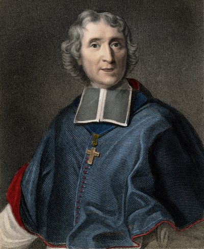 Francois de Pons de Salignac de La Mothe-Fenelon (Mothe Fenelon) 1651-1715 - gravering - 1800-tallet av Unknown artist