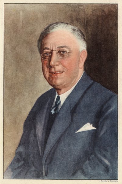 Franklin D. Roosevelt (illustrasjon) av Unknown artist