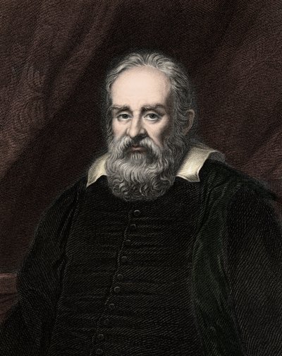 Galileo Galilei (Galilee) 1564-1642 - gravering - 1800-tallet av Unknown artist