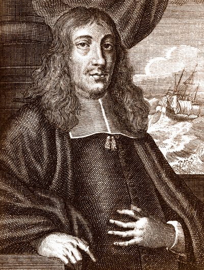 Gautier (Wouter) Schouten (1638-1704) nederlandsk oppdagelsesreisende av Unknown artist