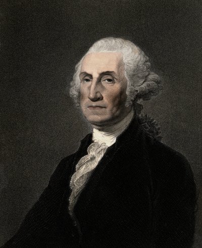 George Washington 1732-1799 - gravering - 1800-tallet av Unknown artist