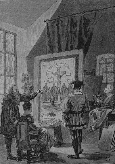 Den tyske bondekrigen (1524-1526): Jos Fritz, maleren i Heilbronn, Jos Fritz (født 1470; død 1525) var initiativtakeren til Bundschuh-bevegelsene i Untergrombach, len og Øvre Rhinen av Unknown artist