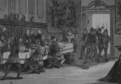 Den tyske bondekrigen (1524-1526): Forræderi og svik mot erkebiskopen av Salzburg av Unknown artist