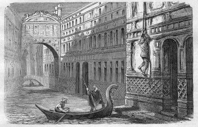 Giacomo Casanova (1725-1798) rømmer fra The Leads, Venezia, 31. oktober av Unknown artist