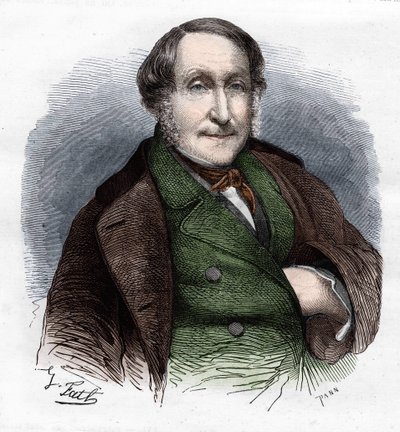 Gioacchino Rossini (1792-1868), Italian composer av Unknown artist