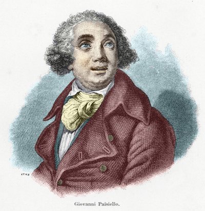 Giovanni Paisiello (eller Nazioniello) (1740–1816), italiensk komponist. av Unknown artist