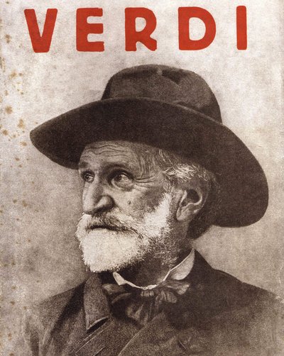 Giuseppe Verdi (1813 - 1901) italiensk komponist av Unknown artist