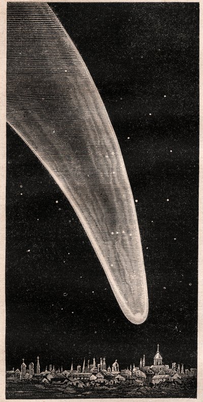 Great Comet of 1811 - Great Comet of 1811 - engraving circa 1867 av Unknown artist