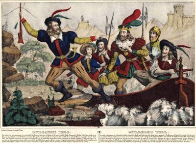 Guillaume Tell (William Tell) oppdager pilen av Unknown artist