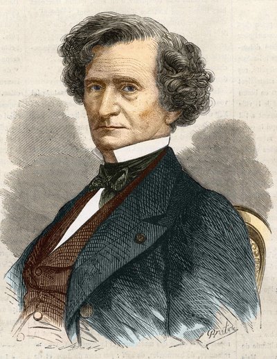 Hector Louis Berlioz fransk komponist (1803-1869). av Unknown artist