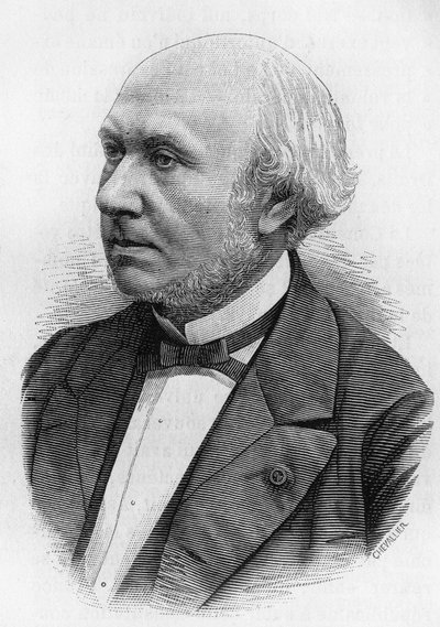 Henri Wallon (1812 - 1904), fransk historiker og politiker. av Unknown artist