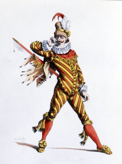 Kaptein Spavento (kaptein Fracasse) av Unknown artist