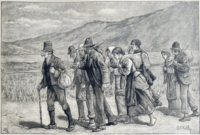 Irland: sesongarbeidere for høsting av Unknown artist