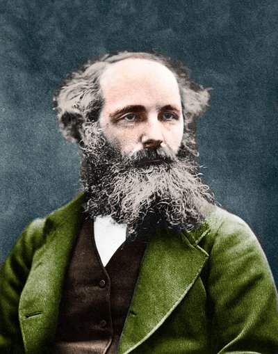 JAMES CLERK MAXWELL (1831-1879). Skotsk fysiker. rundt 1875. av Unknown artist
