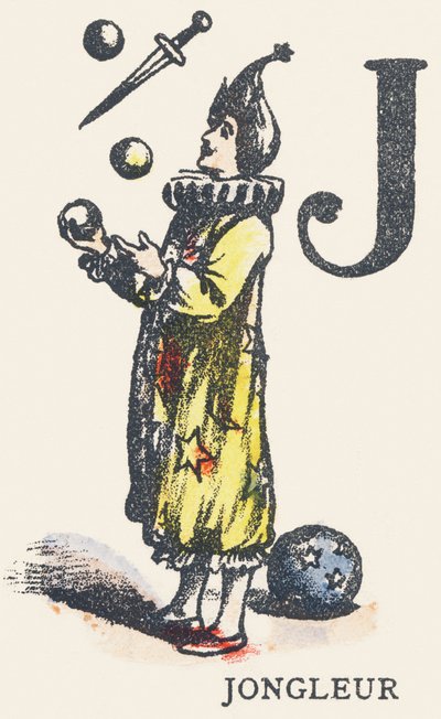 J: sjonglør av Unknown artist