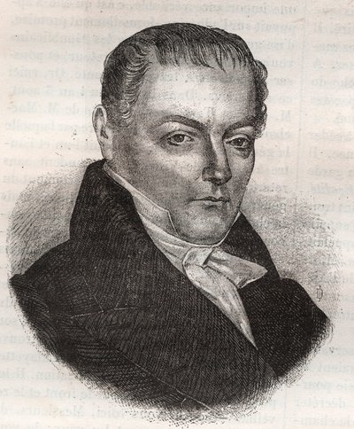 Jacques Francois Nicolas Bavoux 1774-1848 sorenskriver og politiker - av Unknown artist