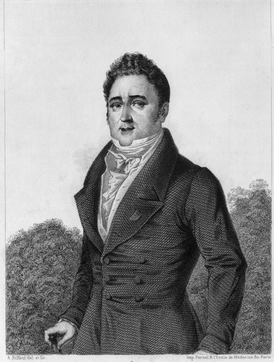 Jacques Lafitte (1767-1844), French banker and politician - engraving in “Histoire de la vie politique et privée de Louis Philippe” av Unknown artist