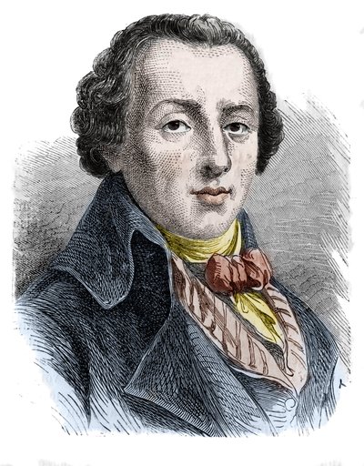 Jean-Antoine (Jean Antoine) Roucher (1745-1794), fransk poet. av Unknown artist